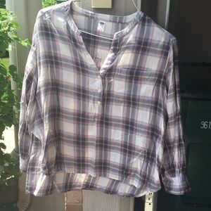 B1G1 1/2 off ☺️ Plaid top
